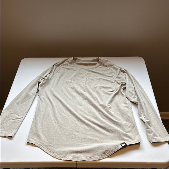 YoungLA Tan Long Sleeve Tee Soft Cotton Blend - Picture 2 of 7